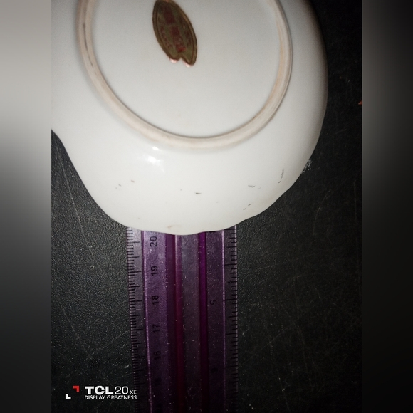 6pc lot vintage shell shaped gold trimmed porcelain trinket dishes - Picture 4 of 9